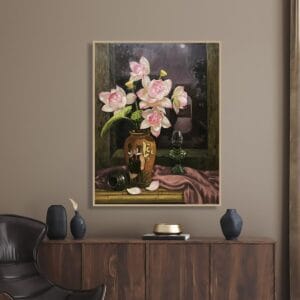 Golden Lotus Vase