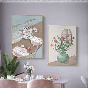 Set of 2 Flower Vases