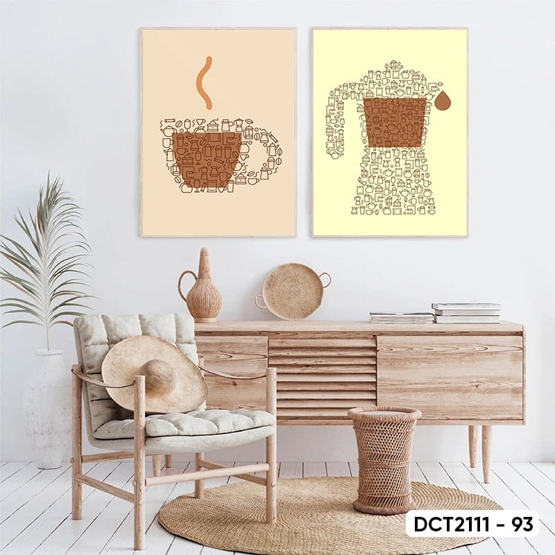 Bộ 2 Tranh Decor Coffee - DCT2111 - 93