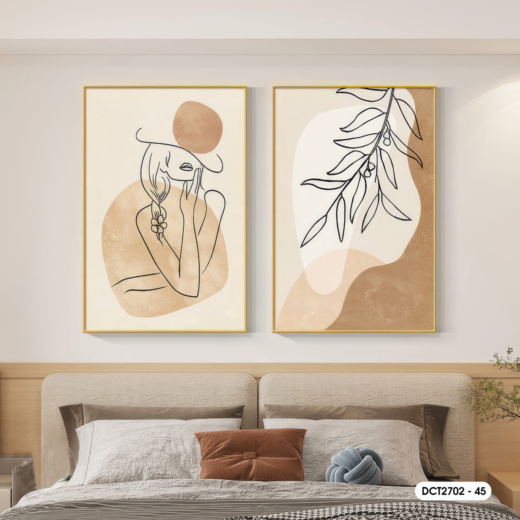 Bộ 2 Tranh Decor - DC2702 - 45