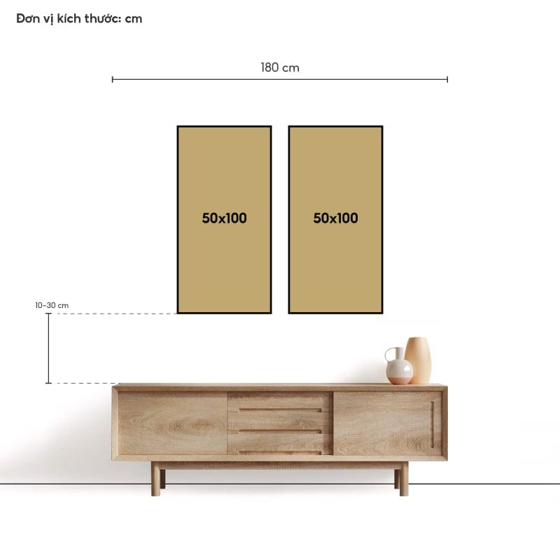 Bộ 2 Tranh Indochine - IDT8 - 31 - Ảnh 2
