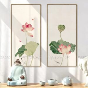 Set of 2 Indochine Paintings - TQ2303