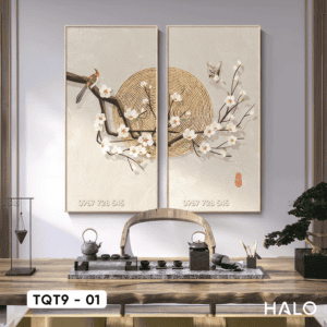 Set of 2 Indochine Paintings - TQT9 - 01