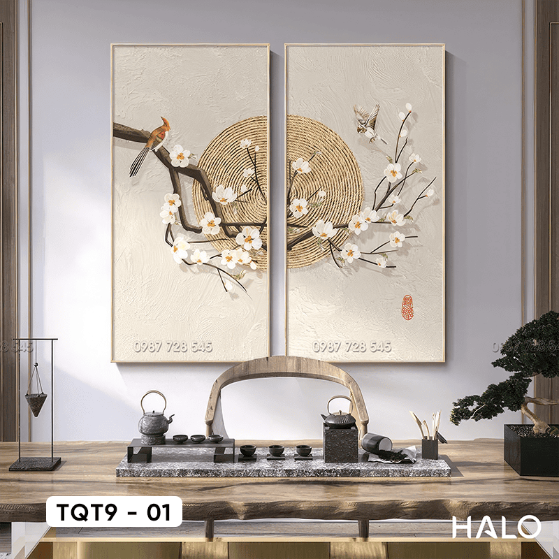 Bộ 2 Tranh Indochine - TQT9 - 01