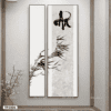 Bộ 2 Tranh Thủy Mặc Thư Pháp - TP2206