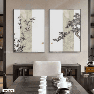 Set of 2 Ink Paintings - TP2206
