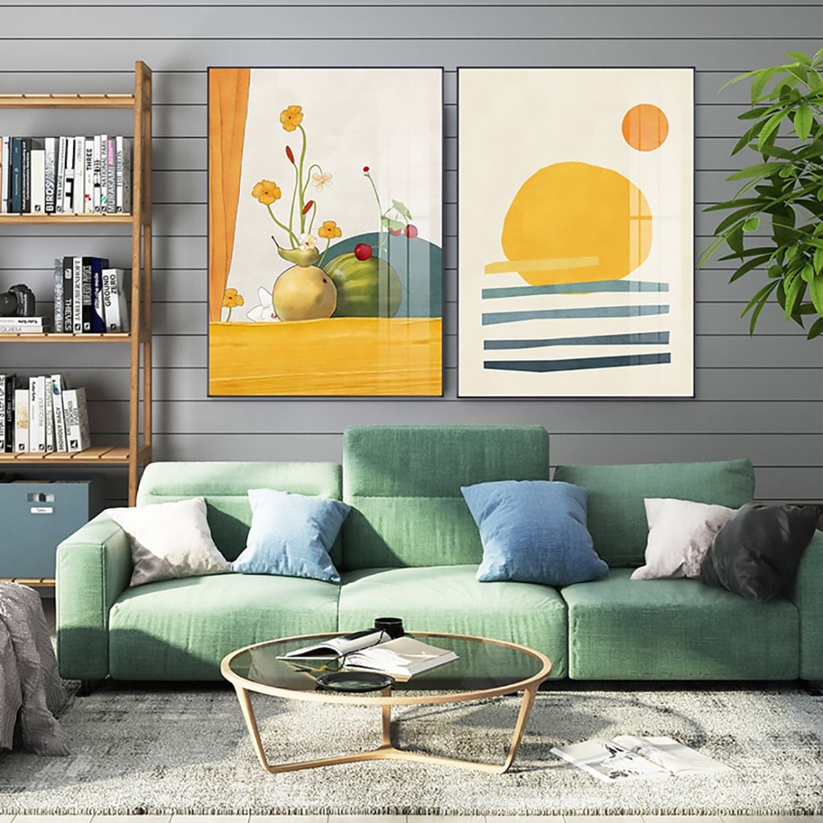 Set of 2 Yellow