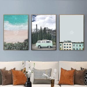 Set of 3 Camping Pictures