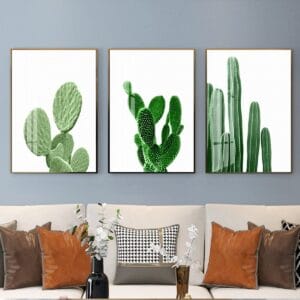 Set of 3 Cactus Paintings