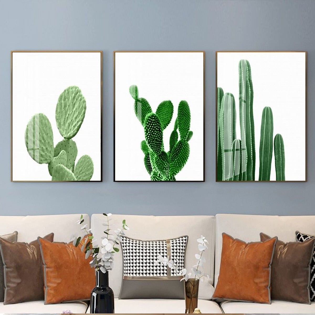 Set of 3 Cactus Paintings