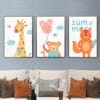 Set of 3 Adorable Animal Pictures