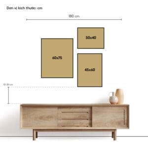 Alternative view of Set of 3 Coffee Decor Paintings - DCT2111 - 06
