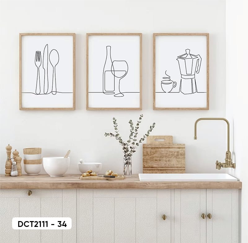 Bộ 3 Tranh Decor Coffee - DCT2111 - 34