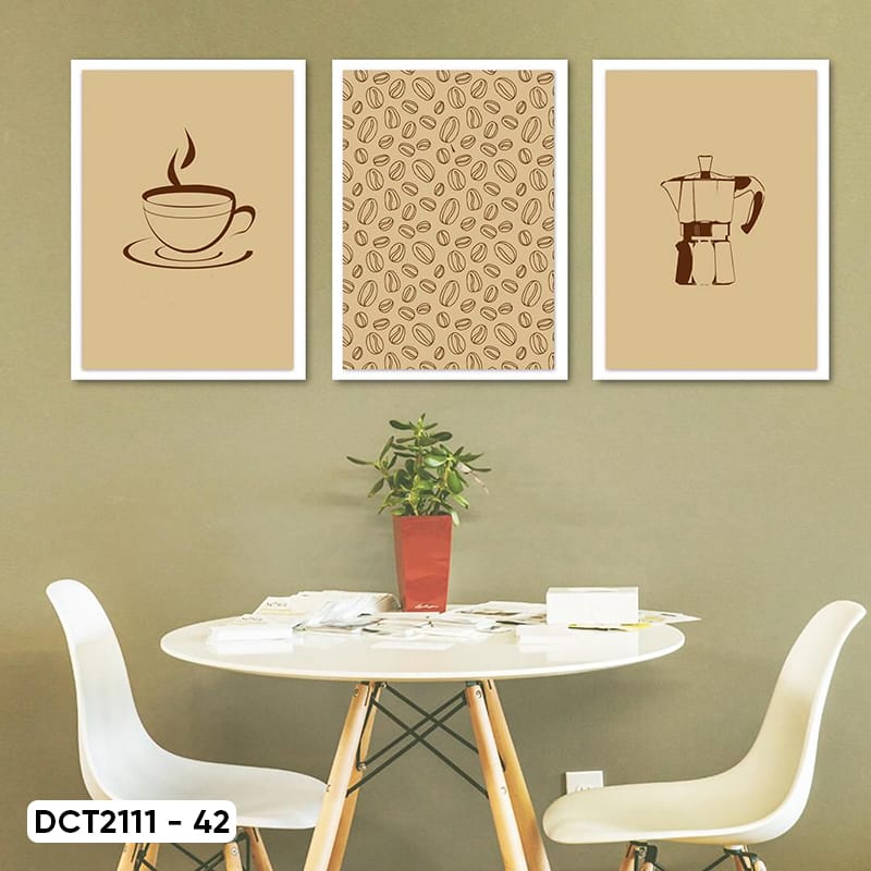 Bộ 3 Tranh Decor Coffee - DCT2111 - 42