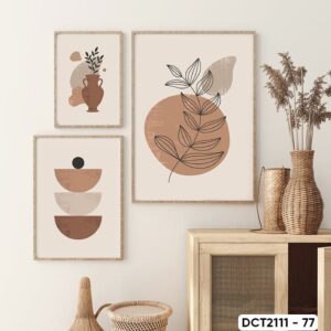 Set of 3 Coffee Decor Paintings - DCT2111 - 77