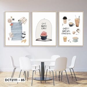 Bộ 3 Tranh Decor Coffee - DCT2111 - 85