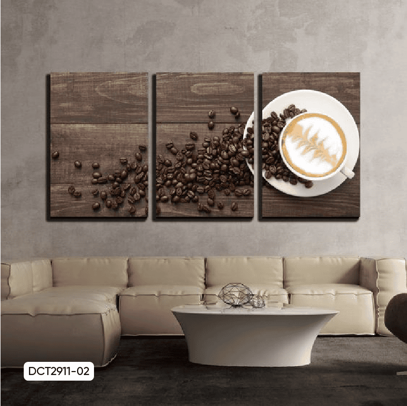 Set of 3 Coffee Decor Paintings - DCT2911 - 02