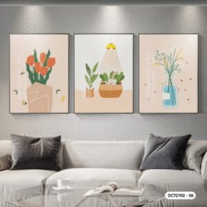 Set of 3 Decorative Paintings - DC2702 - 06