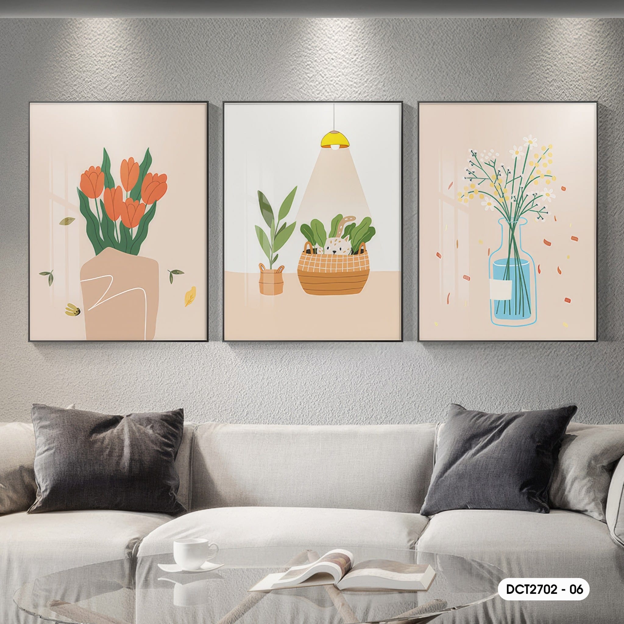 Bộ 3 Tranh Decor - DC2702 - 06