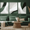 Set of 3 Leaf Decor Paintings - DC1104