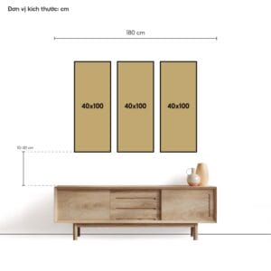 Alternative view of Set of 3 Indochine Paintings - TQ2303