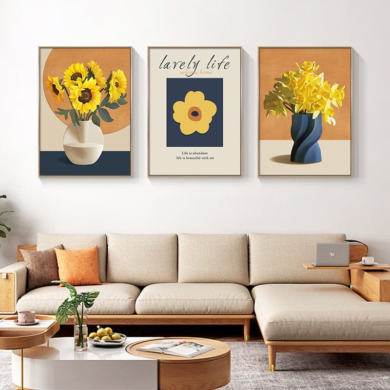 Set of 3 Lovely Life Paintings
