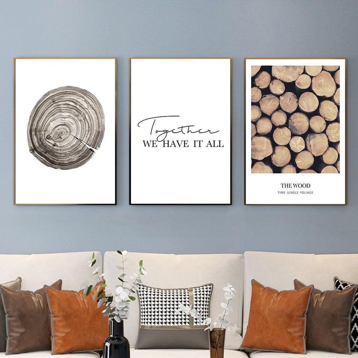 Set of 3 Together Paintings