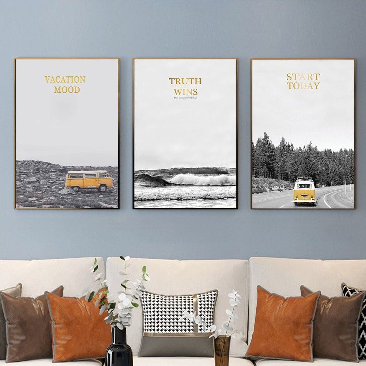 Set of 3 Truth Wins Paintings