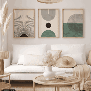 Set of 3 Abstract Paintings - TT1105C