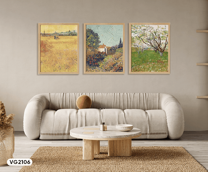 Set of 3 Van Gogh Paintings - VG2106