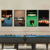 Set of 4 Billiard Decor Paintings - DCT2511 - 03