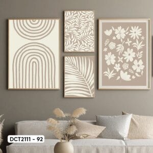 Set of 4 Decorative Paintings - DCT2111 - 92