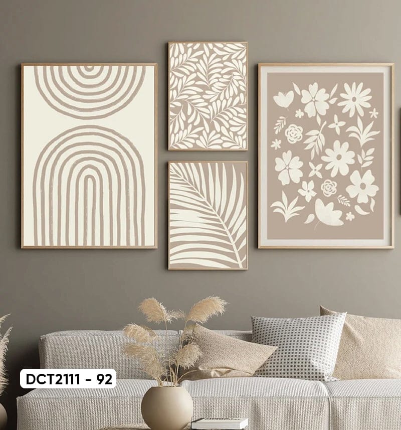 Set of 4 Decorative Paintings - DCT2111 - 92