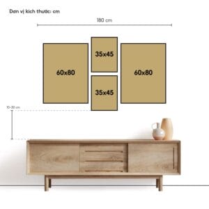 Alternative view of Set of 4 Decorative Paintings - DCT2111 - 92