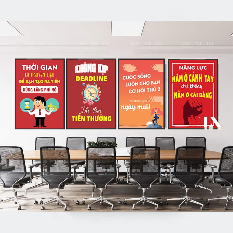Set of 4 Motivational Posters