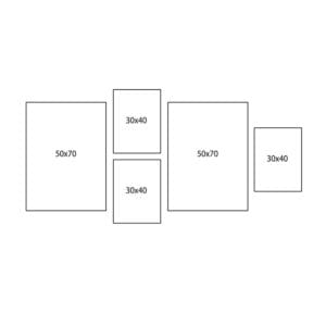 Alternative view of Set of 5 Coffee Decor Paintings - CF1104