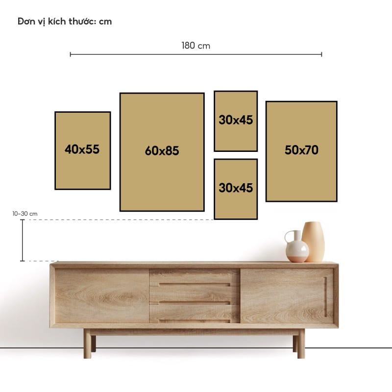 Bộ 5 Tranh Decor - DCT1711 - 01 - Ảnh 2