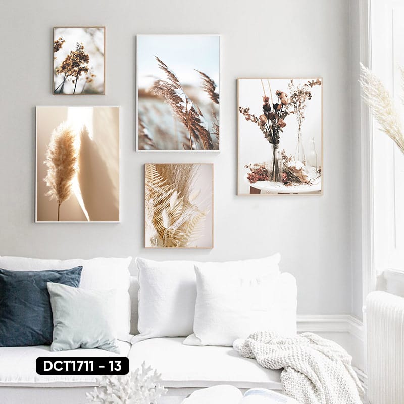 Set of 5 Decorative Paintings - DCT1711 - 13