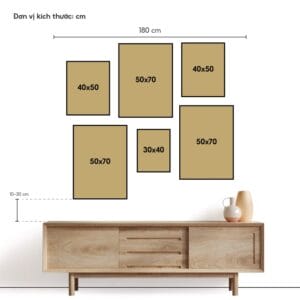 Alternative view of Bộ 6 Tranh Decor Coffee - DCT2111 - 04