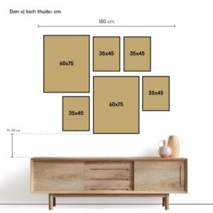 Alternative view of Bộ 6 Tranh Decor Coffee - DCT2111 - 14