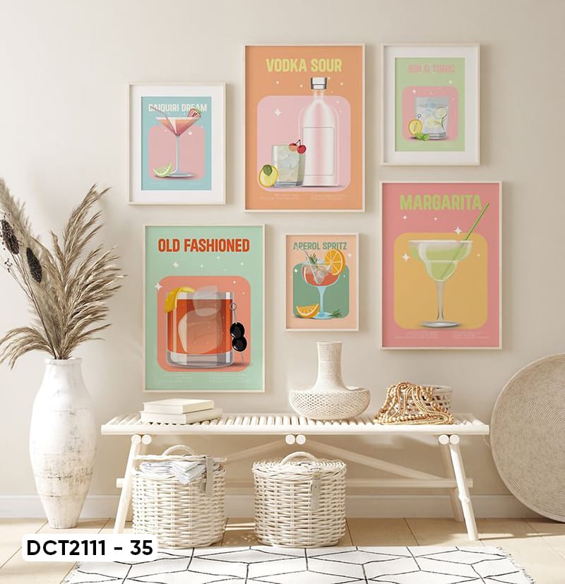 Bộ 6 Tranh Decor Coffee - DCT2111 - 35