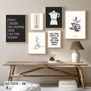 Bộ 6 Tranh Decor Coffee - DCT2111 - 38