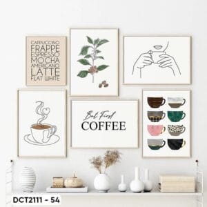 Bộ 6 Tranh Decor Coffee - DCT2111 - 54