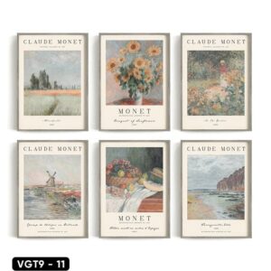 Set of 6 Abstract Paintings - VGT9 - 11