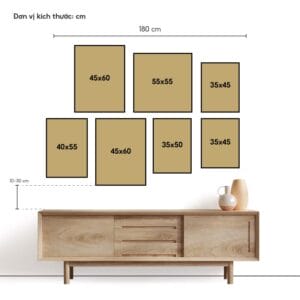 Alternative view of Bộ 7 Tranh Decor Coffee - DCT2111 - 90