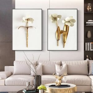 Metallic Flower Set