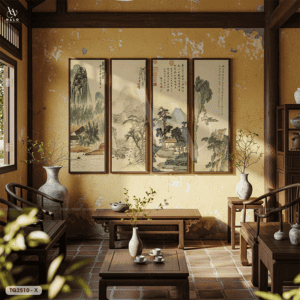 Alternative view of Four Seasons Ink Painting Set - TQ2510 - X
