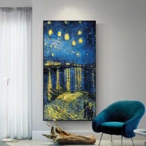Van Gogh's painting "Golden Light on the Lake"