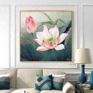 White Lotus Painting