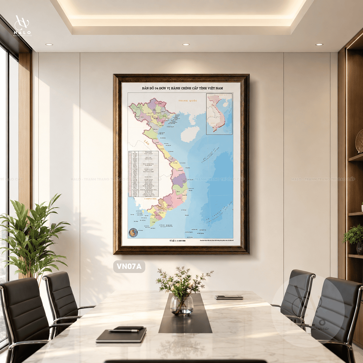 Map of Vietnam with 34 Provinces and Cities - VN07A - Image 2
